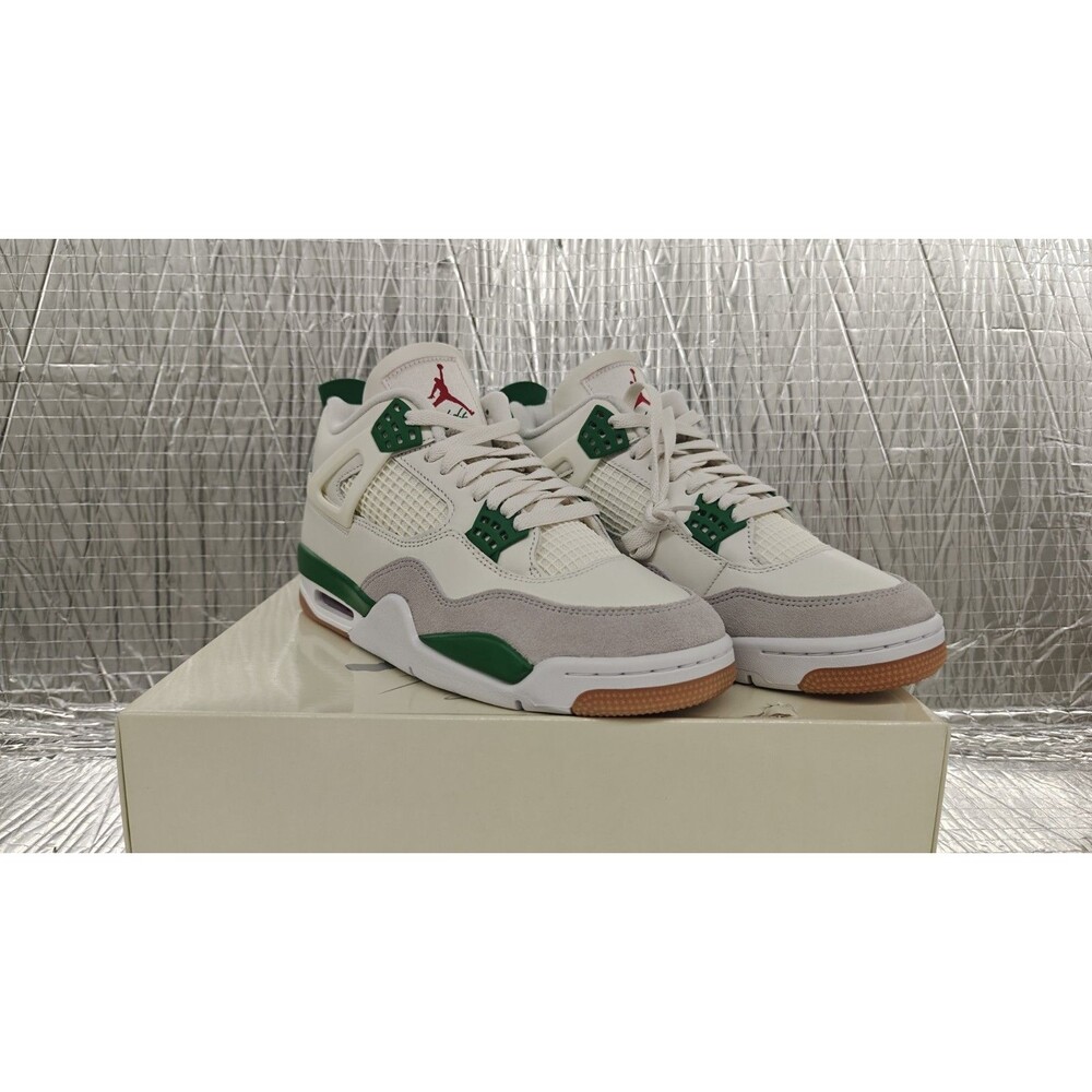 Air Jordan 4 X Nike SB Mid Retro Shoes  Pine Green, DR5415-103, Size - 8.5
